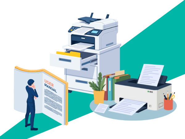 複合機とプリンターの違いから考える、マニュアル制作の成功ポイント