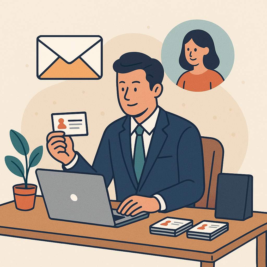 展示会後、名刺どうしてる?リードを眠らせないメール活用術